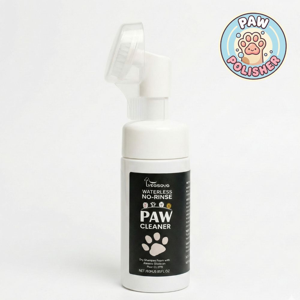 Paw Polisher - Waterless Foaming Paw Cleaning Brush