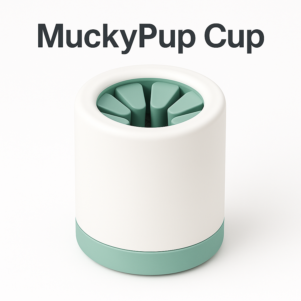 MuckyPup Cup – Mess-Free Dog Paw Cleaner